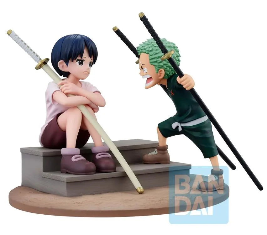 One Piece Ichibansho Revible Moment Roronoa Zoro & Kuina (Road to Down) Figure