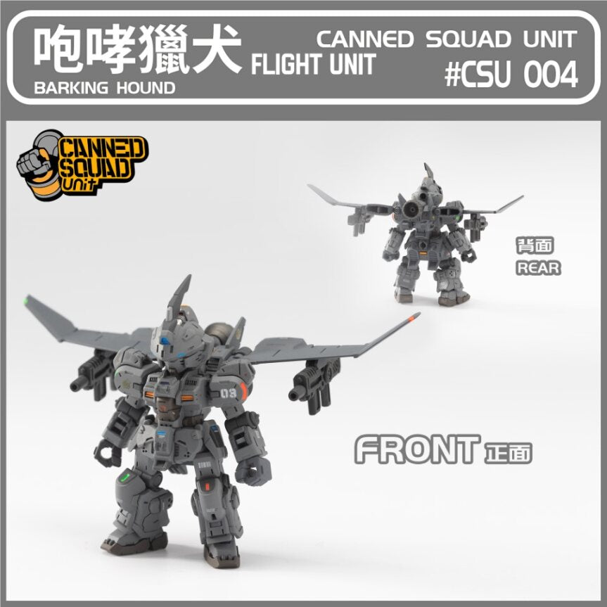 Baichuan Model CSU004 Canned Squad Unit MVN-06T Barking Hound Jet Type Model Kit