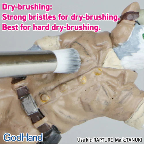 GodHand GH-EBRSP-SN-SET Brushwork Semi-PRO 4 Brushes Set