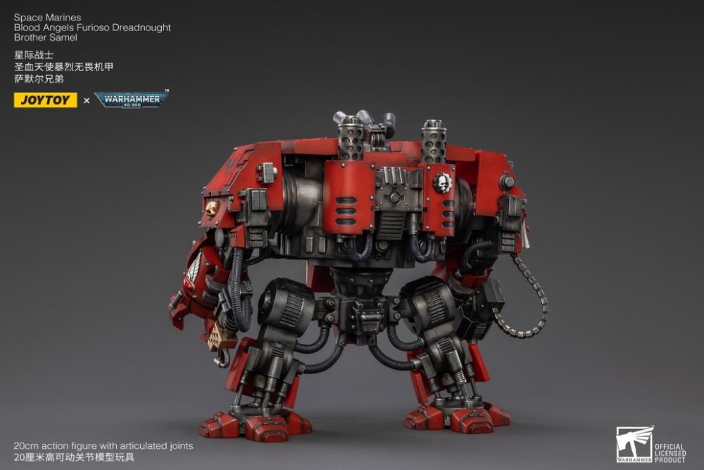 Warhammer 40K Blood Angels Furioso Brother Samel Dreadnought 1/18 Scale Action Figure (Reissue)