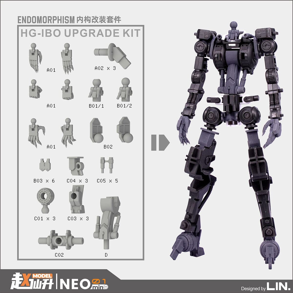 Apex HB IBO Gundam Frame Upgrade