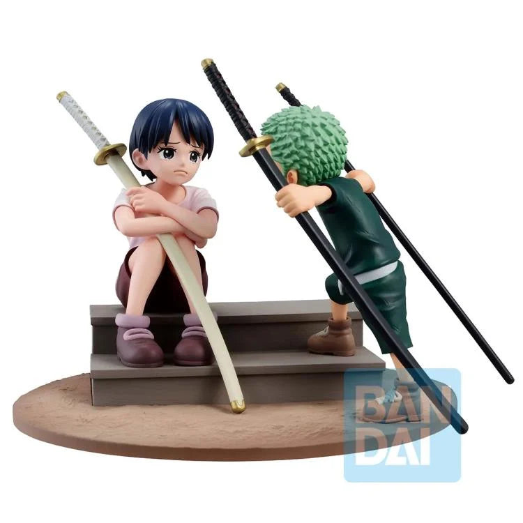 One Piece Ichibansho Revible Moment Roronoa Zoro & Kuina (Road to Down) Figure