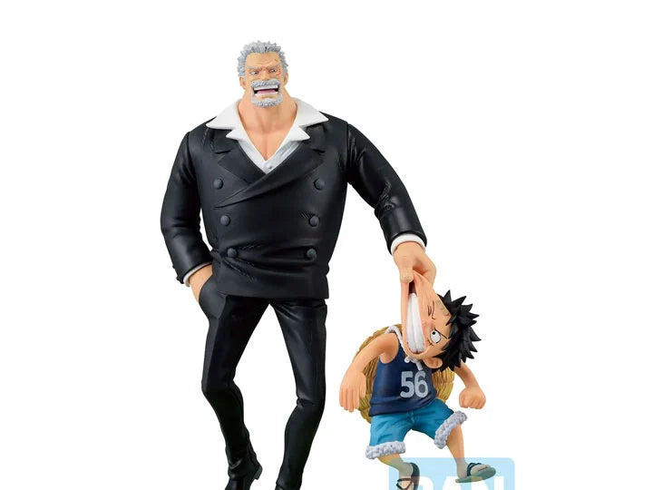 One Piece Ichibansho Revible Moment Monkey D. Garp & Monkey D. Luffy (Road to Down) Figure