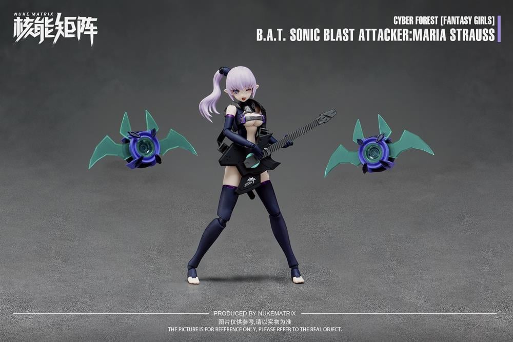 Cyber Forest Fantasy Girls B.A.T. Sonic Blast Attacker Maria Strauss 1/12 Scale Model Kit