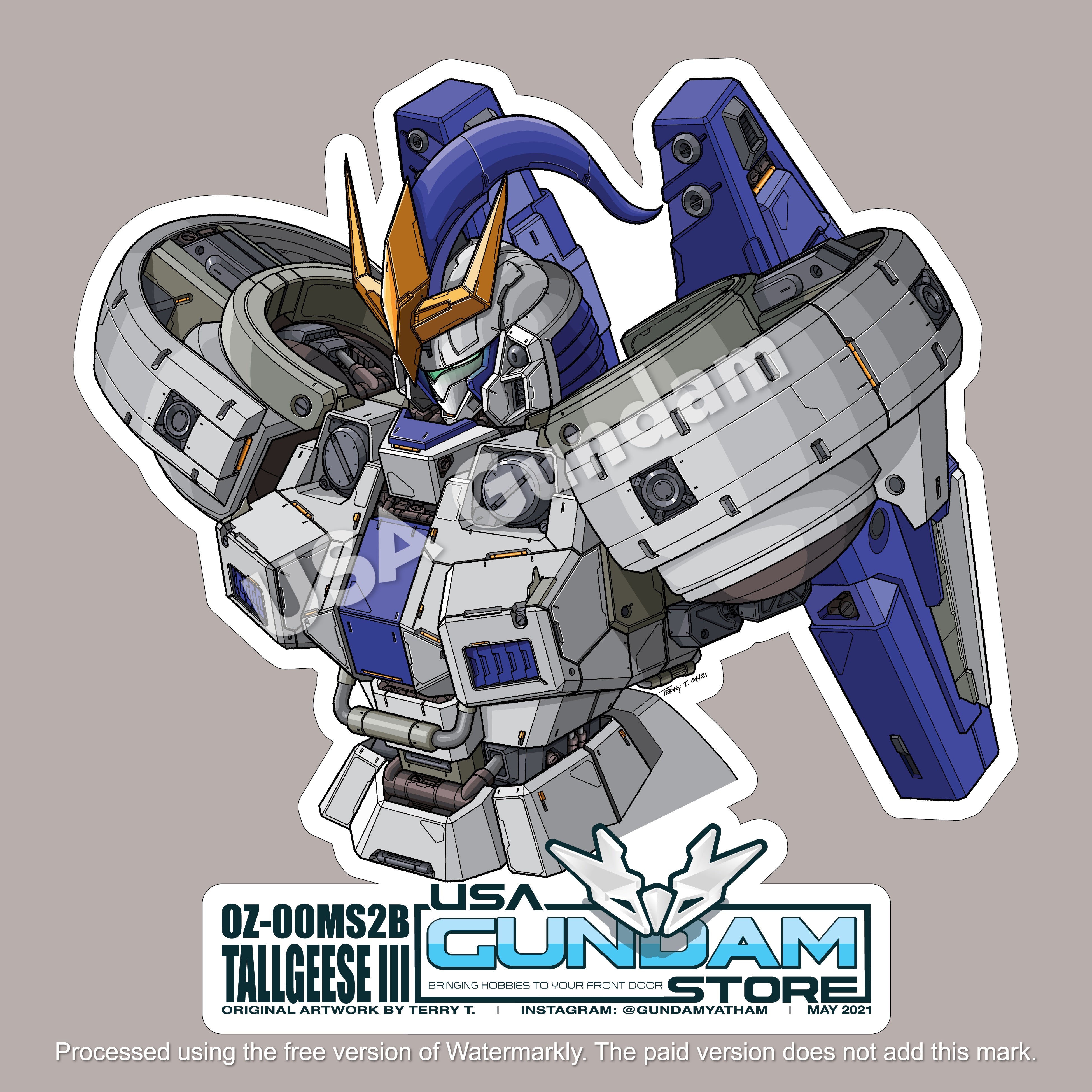 Gundam Tallgeese III Sticker