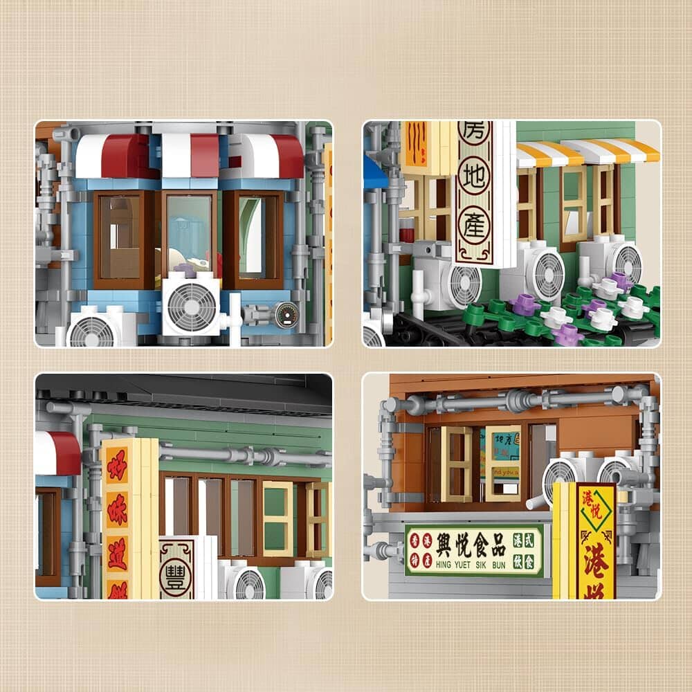 LOZ Ideas 1052 Corner Commercial Building