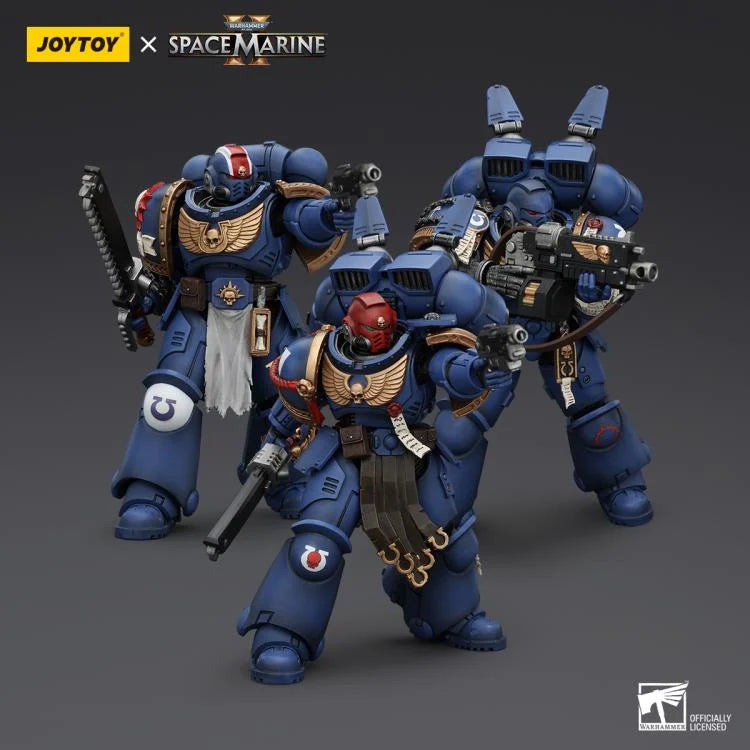 Warhammer 40,000 Space Marine 2 Ultramarines Brother Chairon 1/18 Scale Action Figure