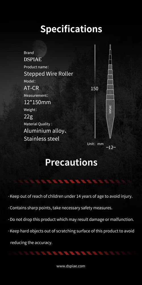 DSPIAE AT-CR Stepped Wire Roller