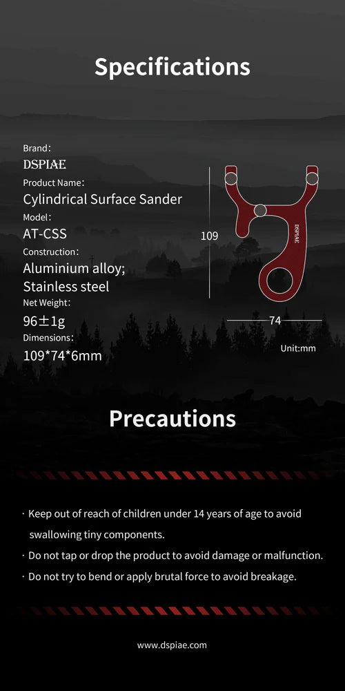 DSPIAE AT-CSS Cylindrical Surface Sander