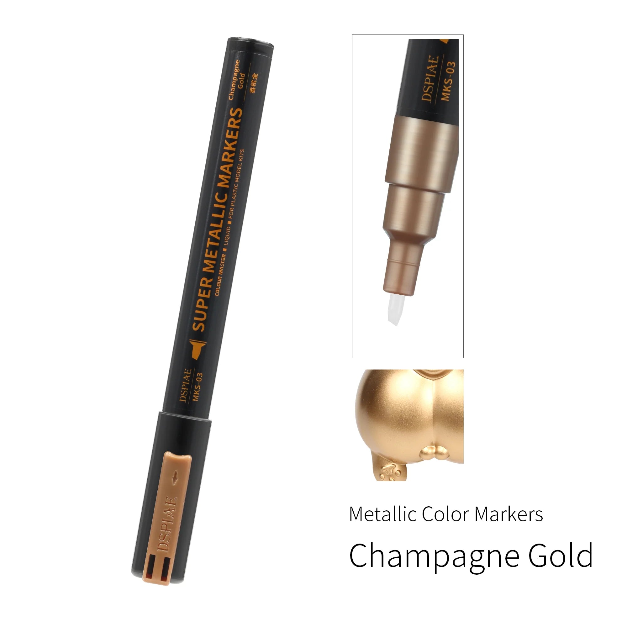 DSPIAE MKS-03 Champagne Gold Super Metallic Markers