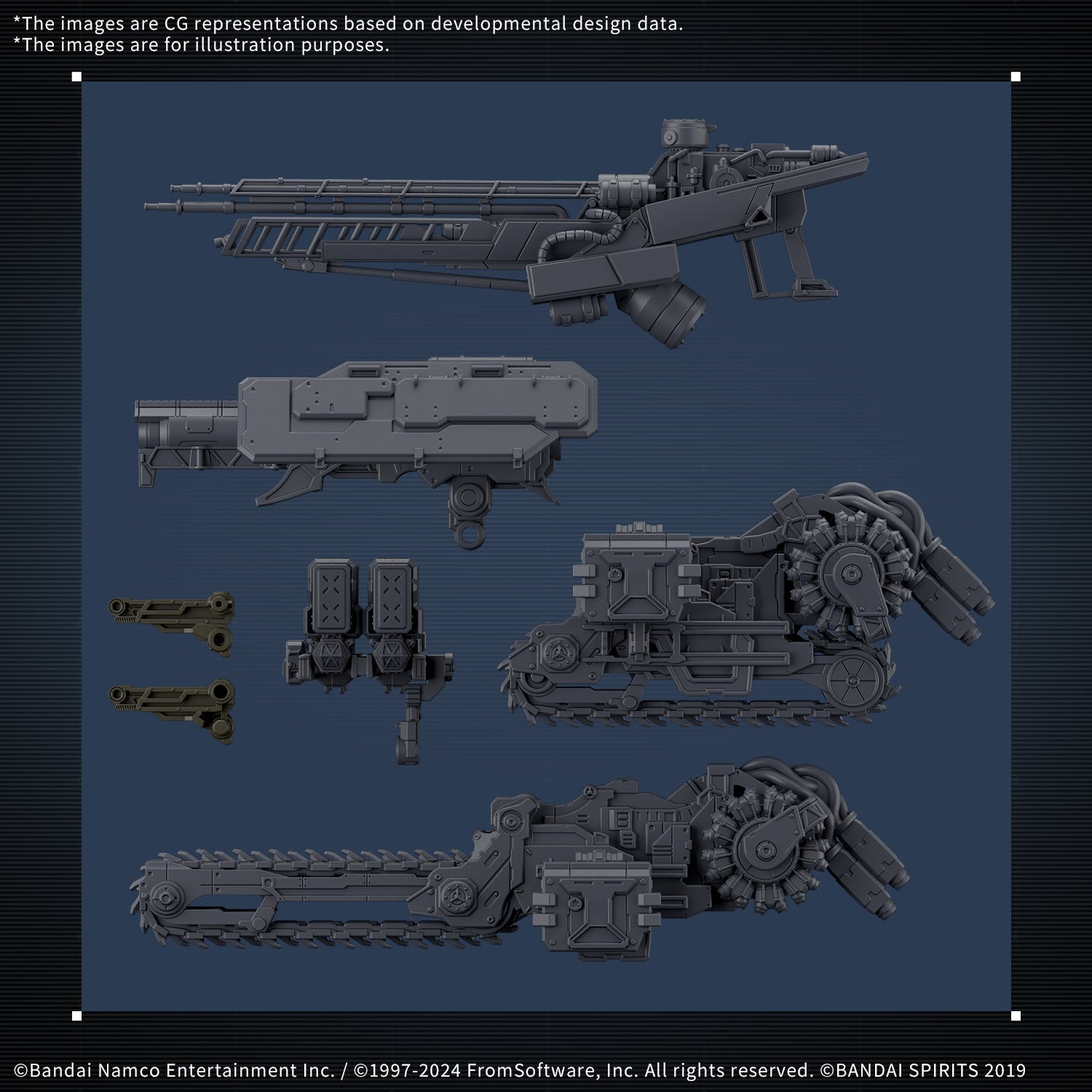 Armored Core VI Fires of Rubicon 30 Minutes Missions RaD CC-3000 Wrecker Milk Tooth Model Kit