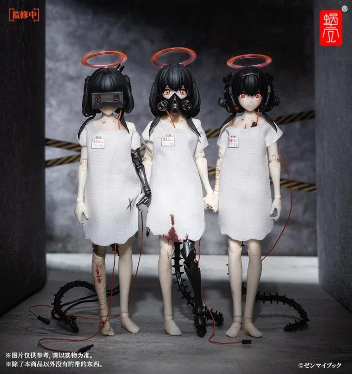 Three Wise Monkeys 01 See No Evil, 02 Hear No Evil, 03 Speak No Evil 1/12 Scale Action Figure Set