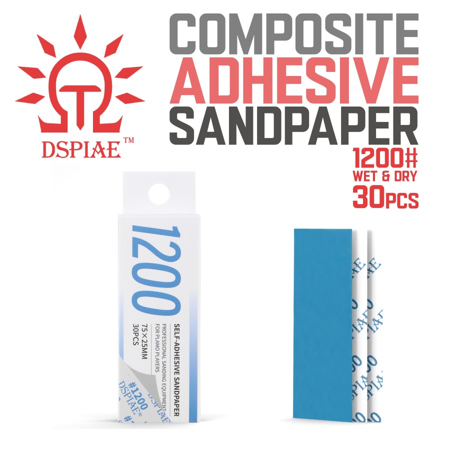 DSPIAE XSP Composite Adhesive Sandpaper