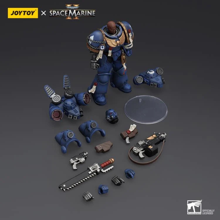 Warhammer 40,000 Space Marine 2 Ultramarines Brother Chairon 1/18 Scale Action Figure