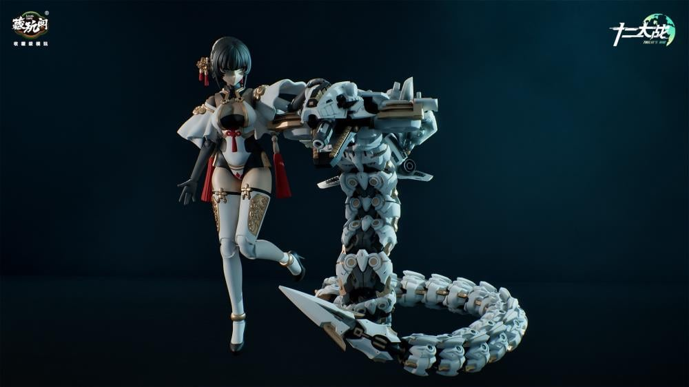 Twelve's War Serpent Girl Samael 1/12 Scale Model Kit