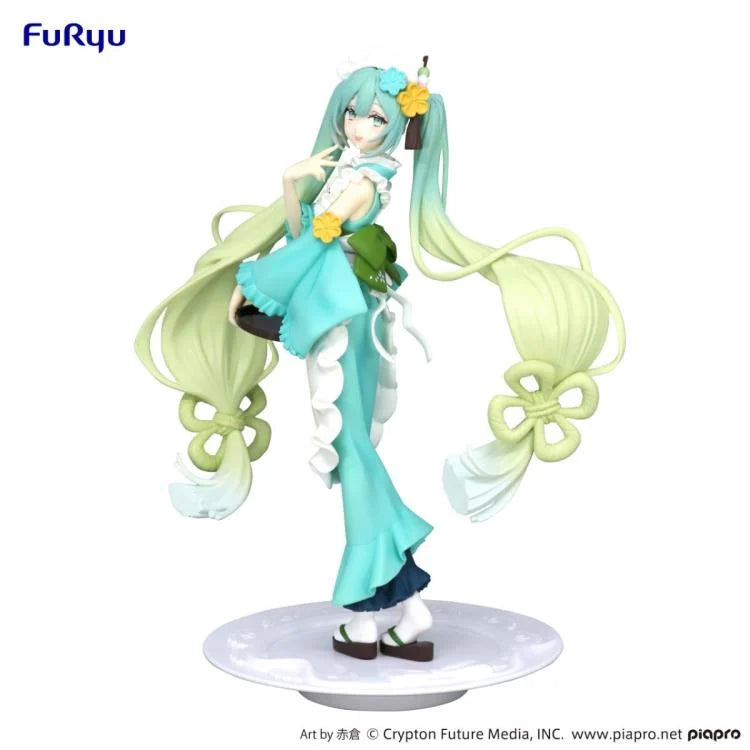 Vocaloid SweetSweets Series Hatsune Miku (Matcha Green Tea Parfait Mint Ver.) Exceed Creative Figure