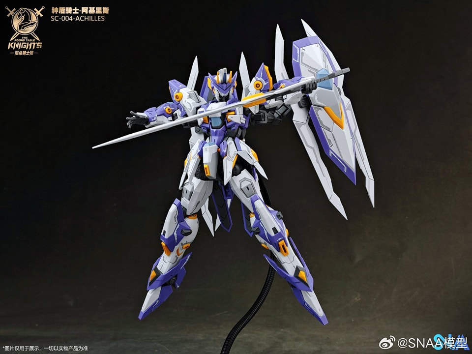 The Round Table Knights SC-004 Aegis Knight Achilles 1/144 Scale Model Kit