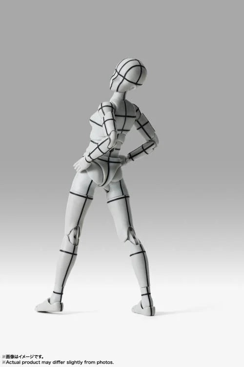 S.H.Figuarts Body-chan Sports Edition (Wireframe Gray Color Ver.)