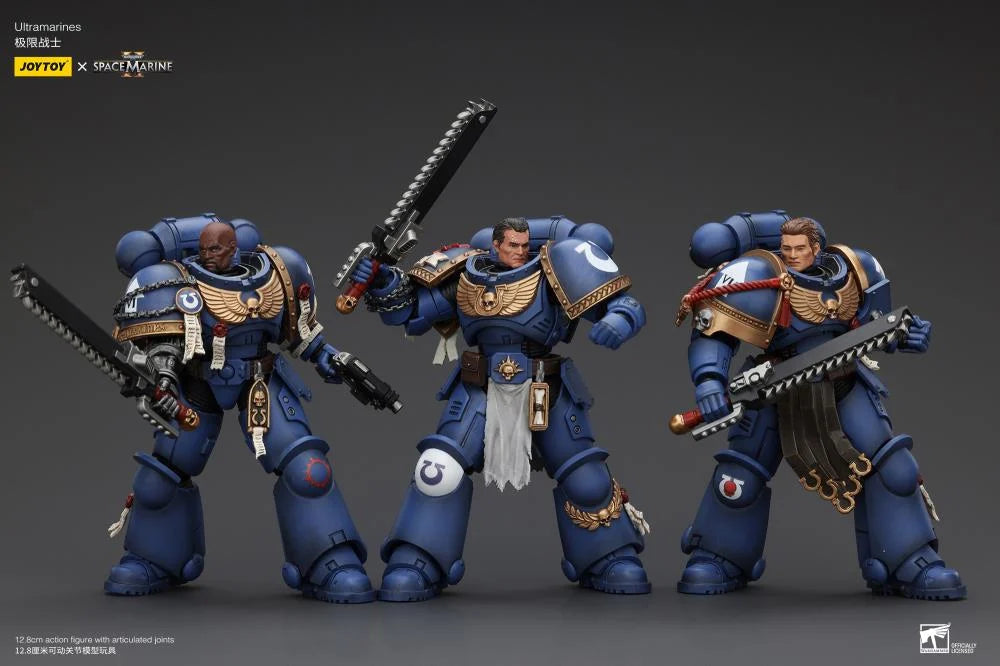 Warhammer 40,000 Space Marine 2 Ultramarines Brother Chairon 1/18 Scale Action Figure