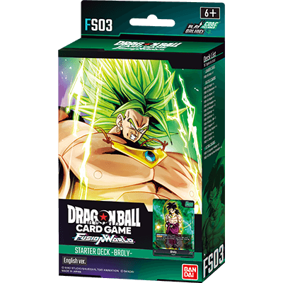 Dragon Ball Super Trading Card Game Fusion World Broly Starter Deck