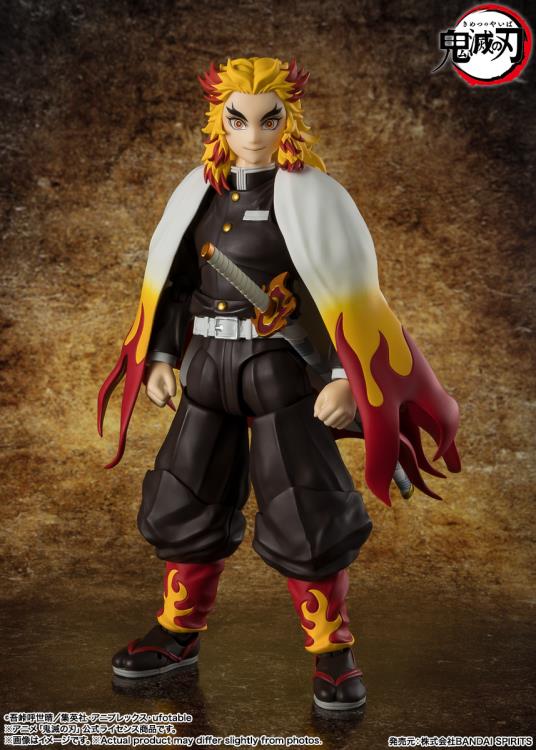 Demon Slayer Kimetsu no Yaiba S.H.Figuarts Kyojuro Rengoku Action Figure