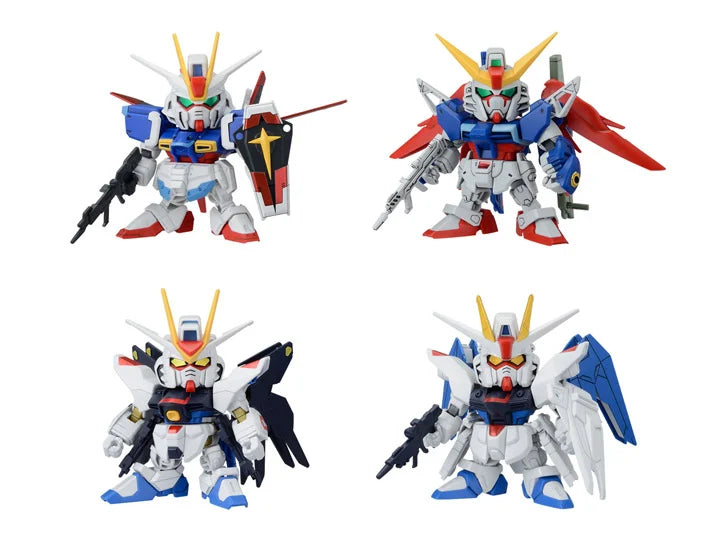 Mobile Suit Gundam SEED SD Gundam BB Senshi C.E. Fateful Showdown Set of 4 Model Kits