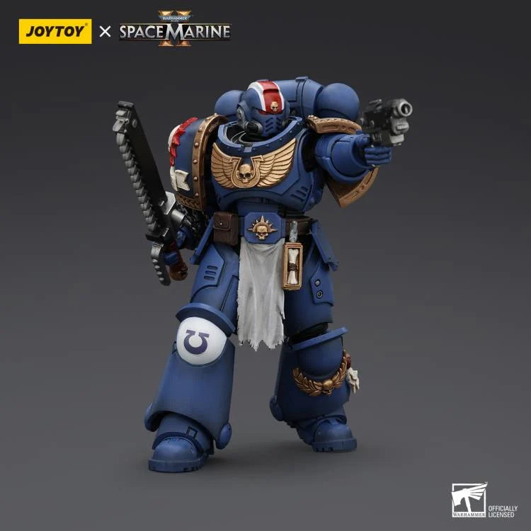 Warhammer 40,000 Space Marine 2 Ultramarines Lieutenant Titus 1/18 Scale Action Figure