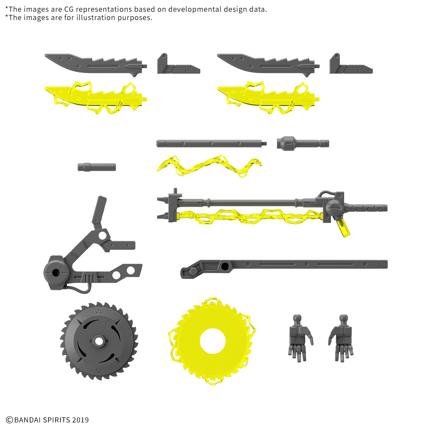 30 Minutes Missions Customize Weapons (Plasma Weapon) 1/144 Scale Accessory Set