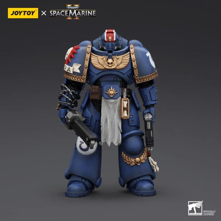 Warhammer 40,000 Space Marine 2 Ultramarines Lieutenant Titus 1/18 Scale Action Figure