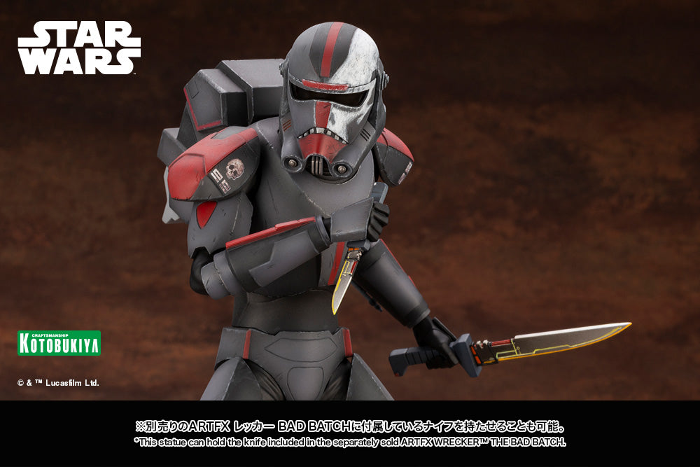 Star Wars: The Bad Batch ArtFX Hunter Statue