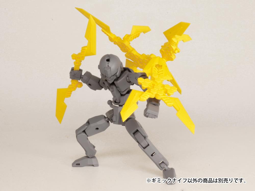 PLA-ACT Option Series 08 Gimmick Knife 3 (Yellow Ver.) Accessory Kit