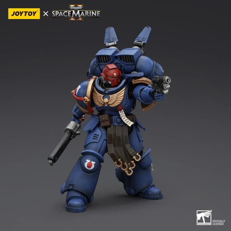 Warhammer 40,000 Space Marine 2 Ultramarines Sergeant Gadriel 1/18 Scale Action Figure