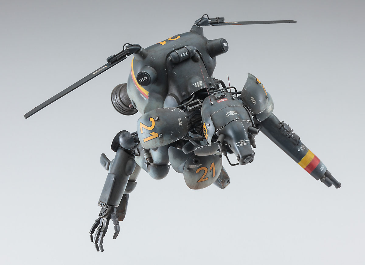 Maschinen Krieger Ma.K. Schwarzer Hund W.H.J.131 Space Type Humanoid Unmanned Interceptor GroBer Hund 1/20 Scale Model Kit