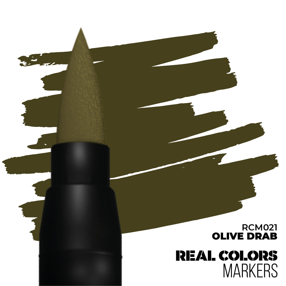 AK Interactive Real Colors Markers Olive Drab