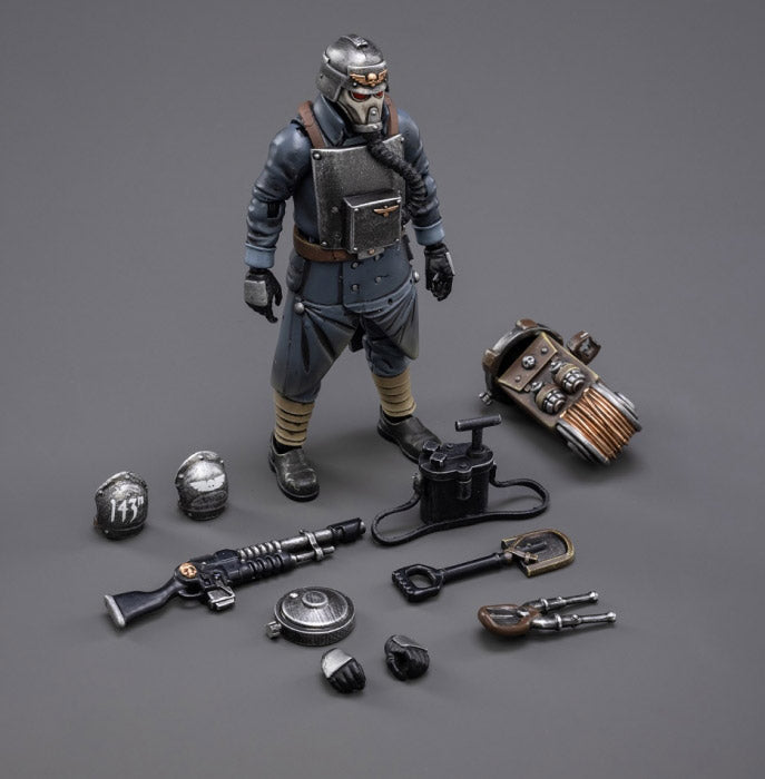 Warhammer 40K Death Korps of Krieg Veteran Squad Guardsman Demolitions Specialist 1/18 Scale Action Figure