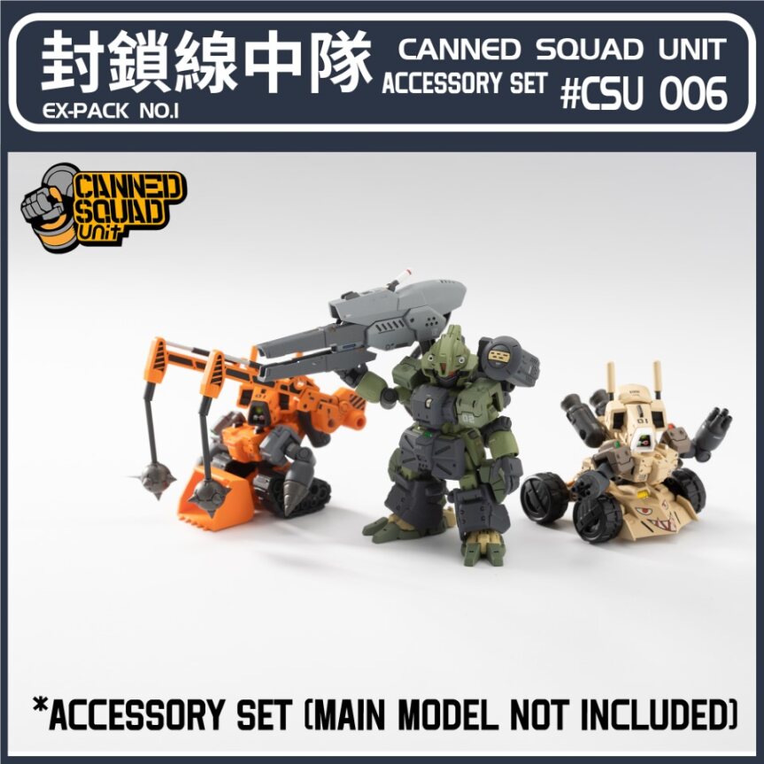 Baichuan Model CSU006 Canned Squad Unit Ex-Pack NO.1 Upgrade Kit for Blockade Squadron