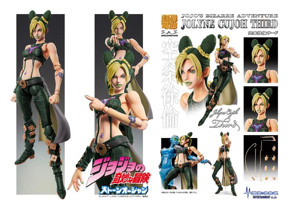 JoJo's Bizarre Adventure Stone Ocean Super Action Statue Jolyne Cujoh Third