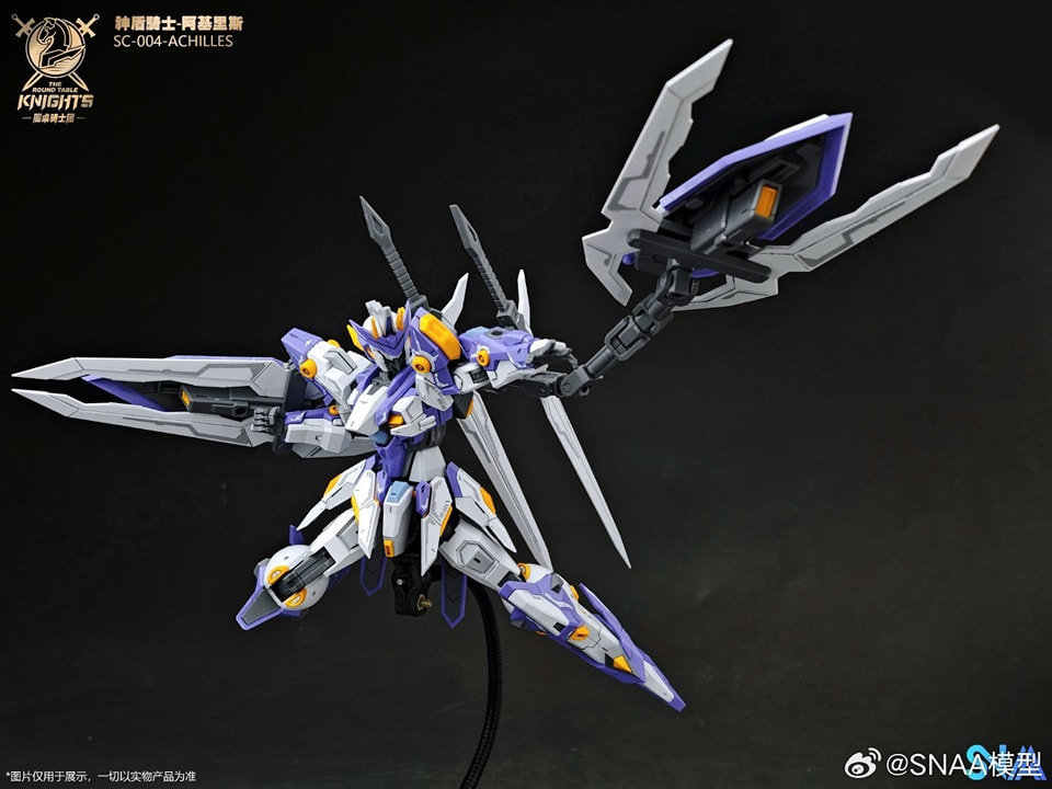 The Round Table Knights SC-004 Aegis Knight Achilles 1/144 Scale Model Kit