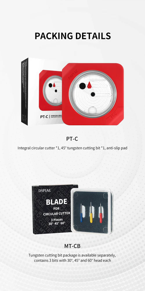 DSPIAE PT-C Integral Circular Cutter