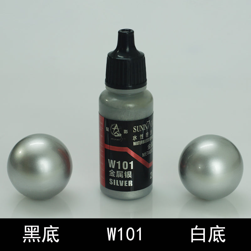 Sunin Acrylic Metal Color W101: Silver