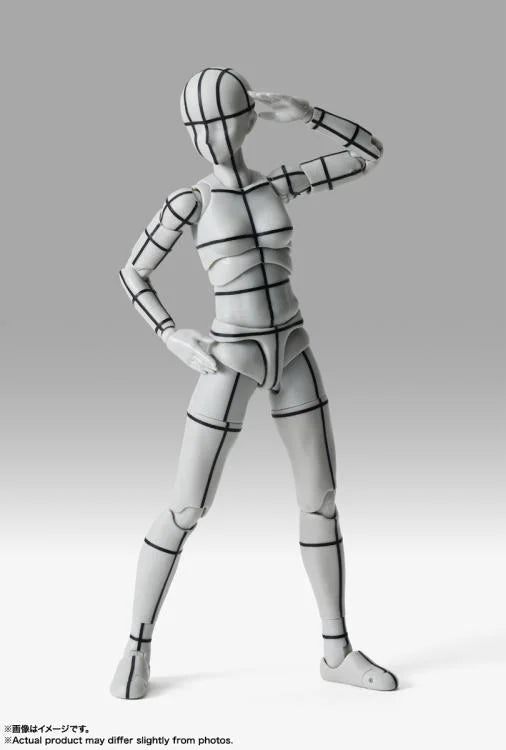 S.H.Figuarts Body-chan Sports Edition (Wireframe Gray Color Ver.)