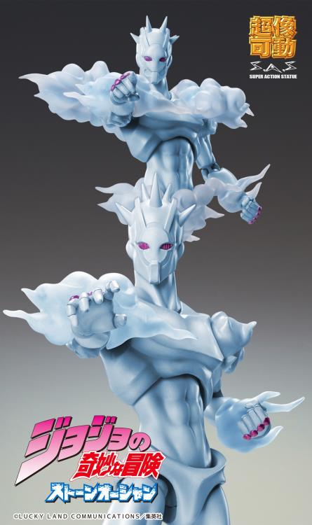 JoJo's Bizarre Adventure Stone Ocean Super Action Statue Weather Report (Stand) Action Figure