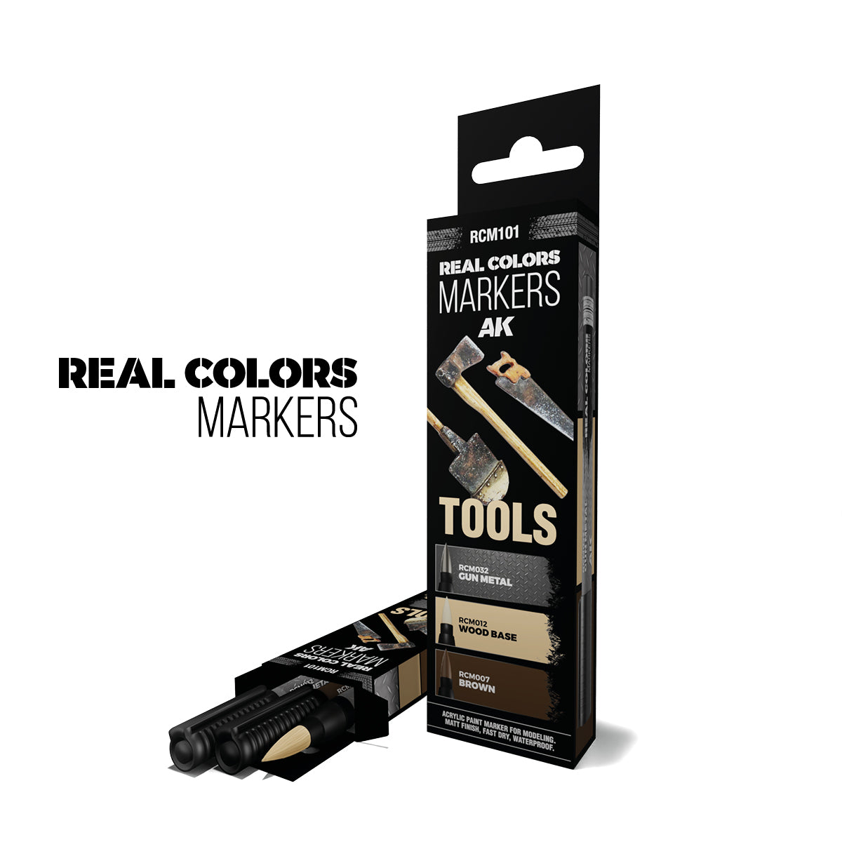 AK Interactive Real Colors Markers Tools - Set 3 Real Colors Markers