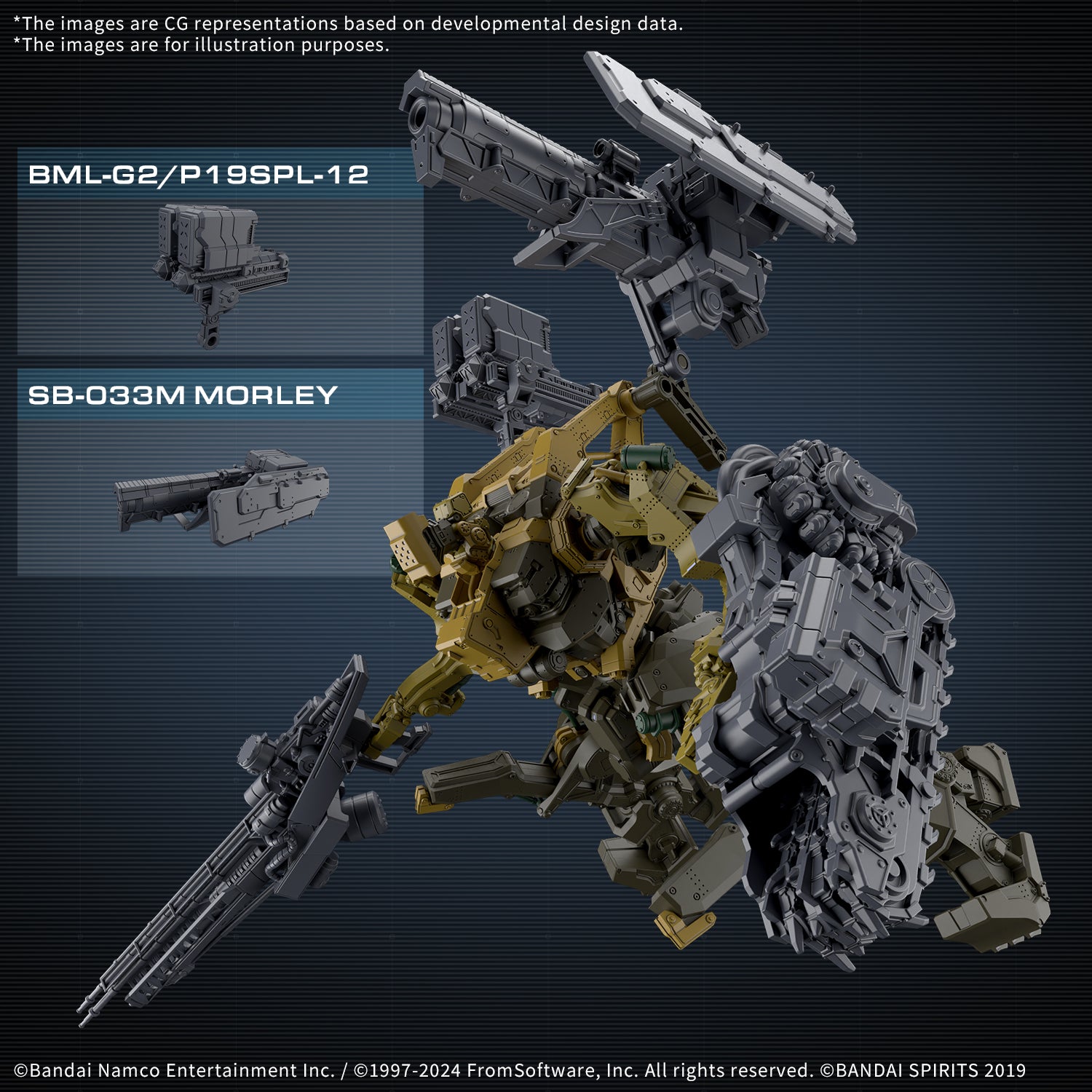 Armored Core VI Fires of Rubicon 30 Minutes Missions RaD CC-3000 Wrecker Milk Tooth Model Kit