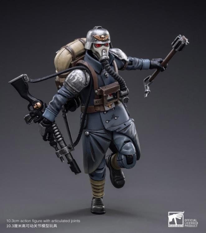 Warhammer 40K Death Korps of Krieg Veteran Squad Guardsman 1/18 Scale Action Figure