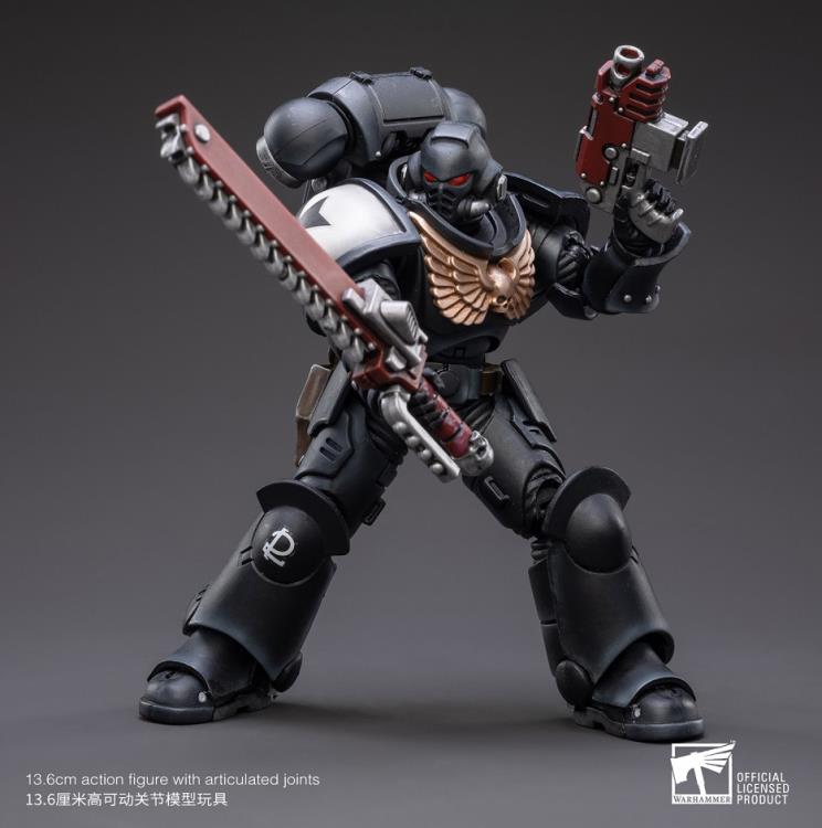 Warhammer 40k Black Templars Assault Intercessor Outriders Brother Valtus 1/18 Scale Action Figure