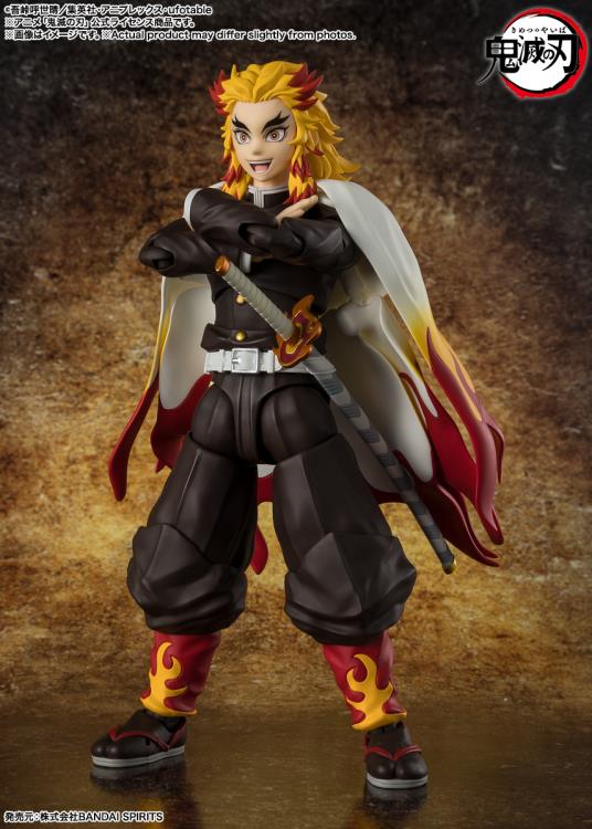 Demon Slayer Kimetsu no Yaiba S.H.Figuarts Kyojuro Rengoku Action Figure