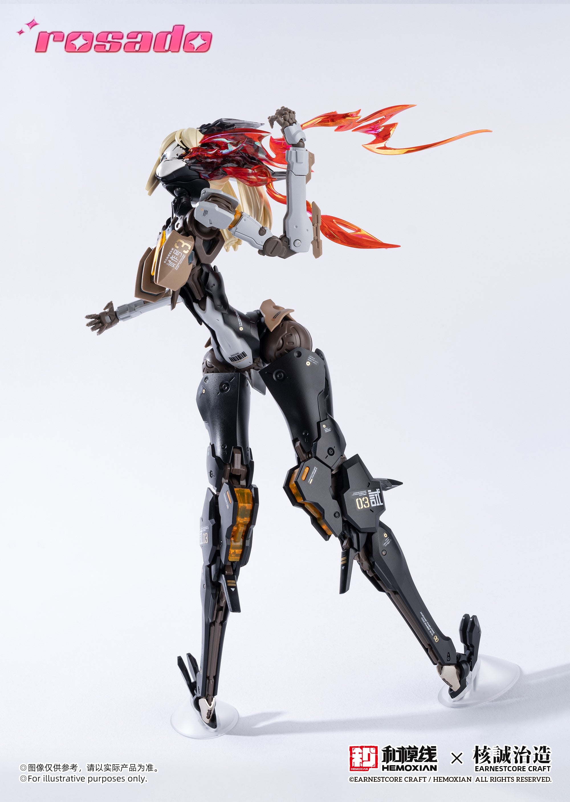 Rosado Project Starflower Lilly MK3 1/10 Scale Action Figure