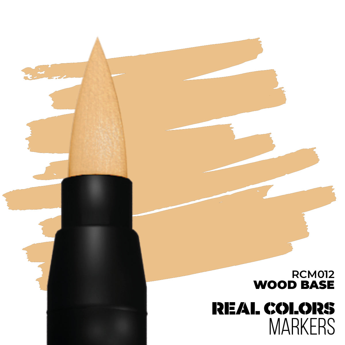 AK Interactive Real Colors Markers Wood Base