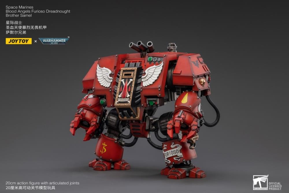 Warhammer 40K Blood Angels Furioso Brother Samel Dreadnought 1/18 Scale Action Figure (Reissue)